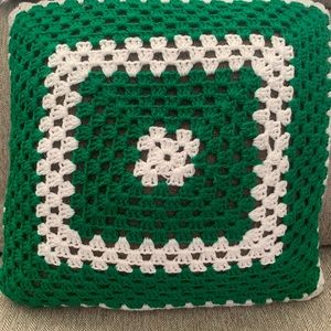 Two New Yarn Pillowcases handmade